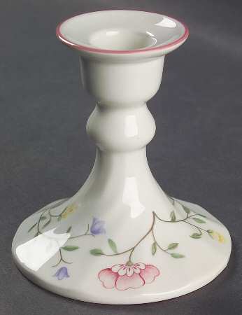 Summer Chintz (Made in England, Earthenware) Small Candlestick