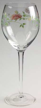 Summer Chintz (Made in England, Earthenware) 12 Oz Glassware Wine