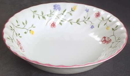 Summer Chintz (Made in England, Earthenware) Coupe Soup Bowl