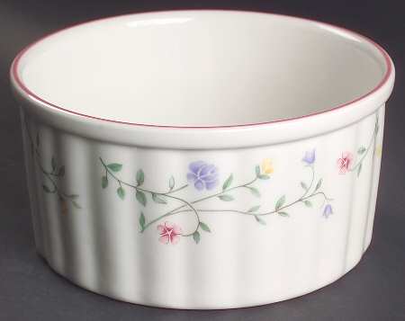 Summer Chintz (Made in England, Earthenware) 7" Souffle