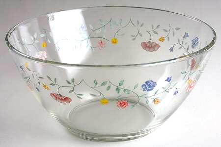 Summer Chintz (Made in England, Earthenware) Round Glassware Vegetable Bowl