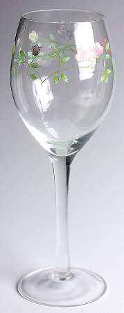 Summer Chintz (Made in England, Earthenware) 8 Oz Glassware Wine