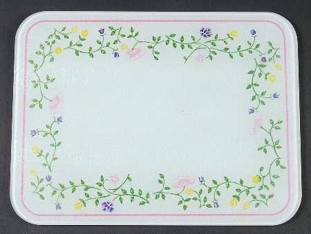 Summer Chintz (Made in England, Earthenware) Rectangular Glassware Cutting Board