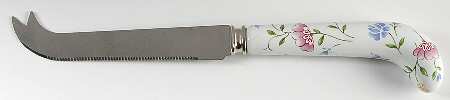 Summer Chintz (Made in England, Earthenware) Cheese Knife with Stainless Blade