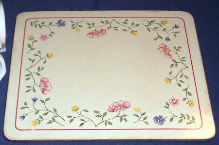 Summer Chintz (Made in England, Earthenware) Cork Back Hot Mat