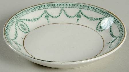 Sultana Blue Green Butter Pat