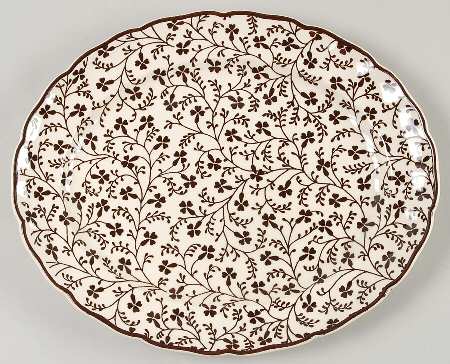 Susanna Brown 11" Oval Serving Platter