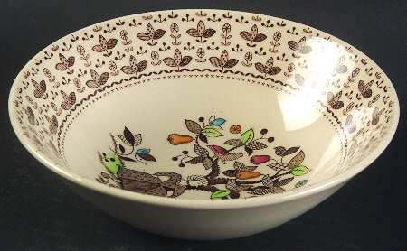 Sugar and Spice Brown Coupe Cereal Bowl
