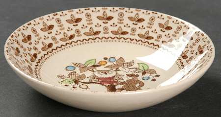 Sugar and Spice Brown Fruit/Dessert (Sauce) Bowl