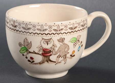 Sugar and Spice Brown Flat Cup