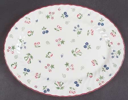 Sweetbriar 13" Oval Serving Platter