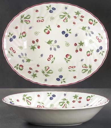 Sweetbriar 9" Oval Vegetable Bowl