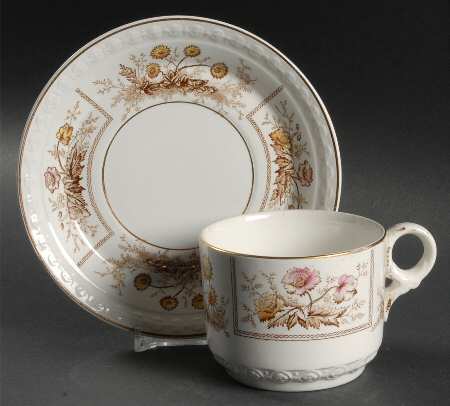 Sylvan Brown Multicolor Oversized Cup & Saucer Set