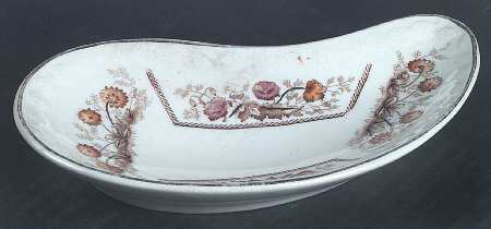 Sylvan Brown Multicolor Bone Dish
