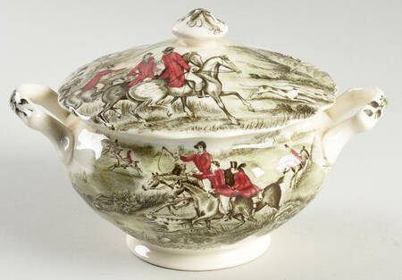Tally Ho Sugar Bowl & Lid