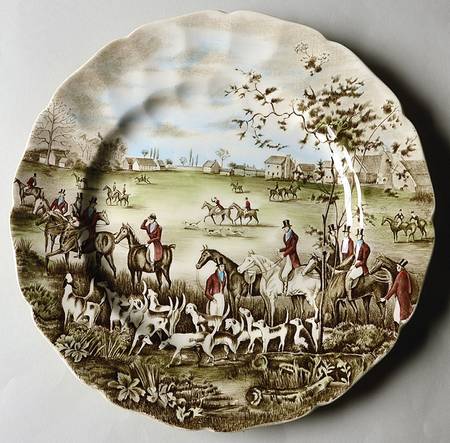 Tally Ho Service Plate (Charger) by Johnson Brothers