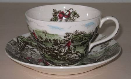 Tally Ho Jumbo Cup & Saucer Set