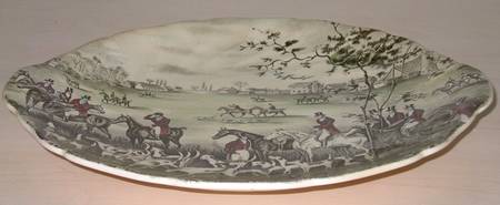 Tally Ho Handled Cake Plate