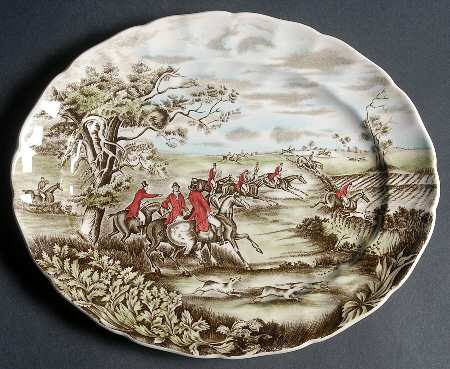 Tally Ho 11" Oval Serving Platter