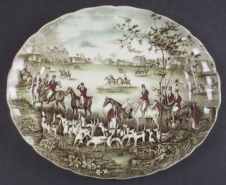 Tally Ho 11" Oval Serving Platter