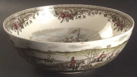 Tally Ho 12" Large Salad Serving Bowl by Johnson Brothers