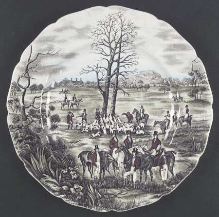 Tally Ho Service Plate (Charger) by Johnson Brothers