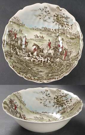 Tally Ho 8" Round Vegetable Bowl