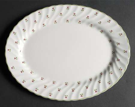 Thistle 11" Oval Serving Platter