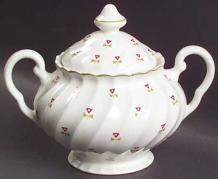 Thistle Sugar Bowl & Lid