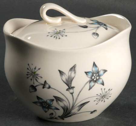Titania Blue Sugar Bowl & Lid