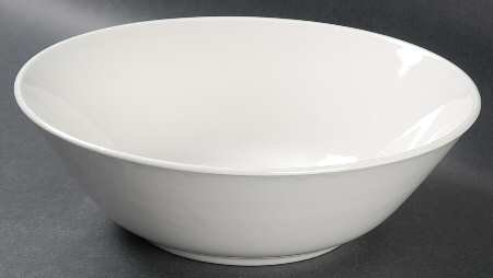 Tivoli White 8" Round Vegetable Bowl by Johnson Brothers