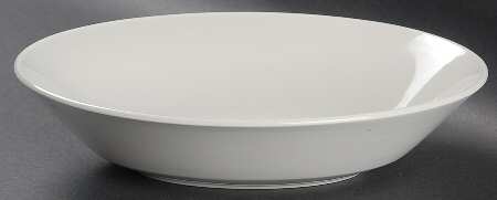 Tivoli White 9" Oval Vegetable Bowl