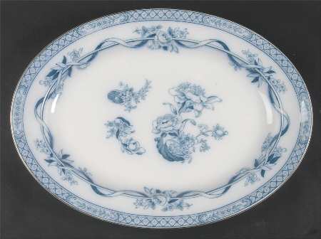 Tokio Transferware 16" Oval Serving Platter