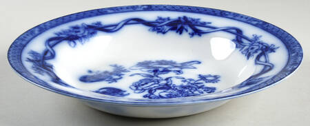Tokio Flow Blue (Smooth, No Trim) Rim Soup Bowl