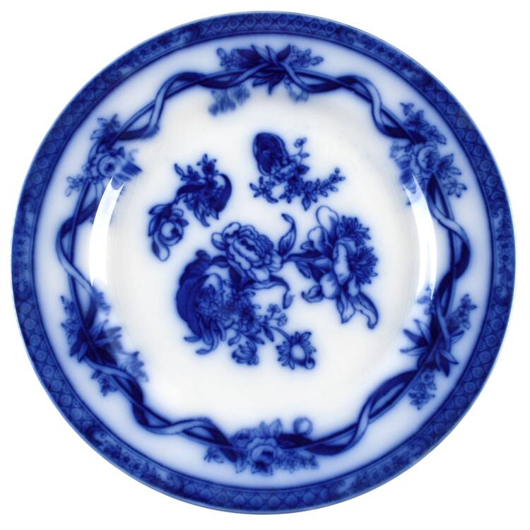 Tokio Flow Blue (Smooth, No Trim) by Johnson Brothers