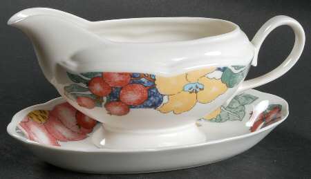 Tropicanna Gravy Boat & Underplate/Relish