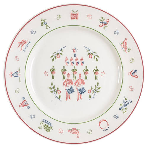 Twelve Days of Christmas Dinner Plate