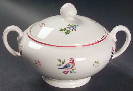 Twelve Days of Christmas Sugar Bowl & Lid