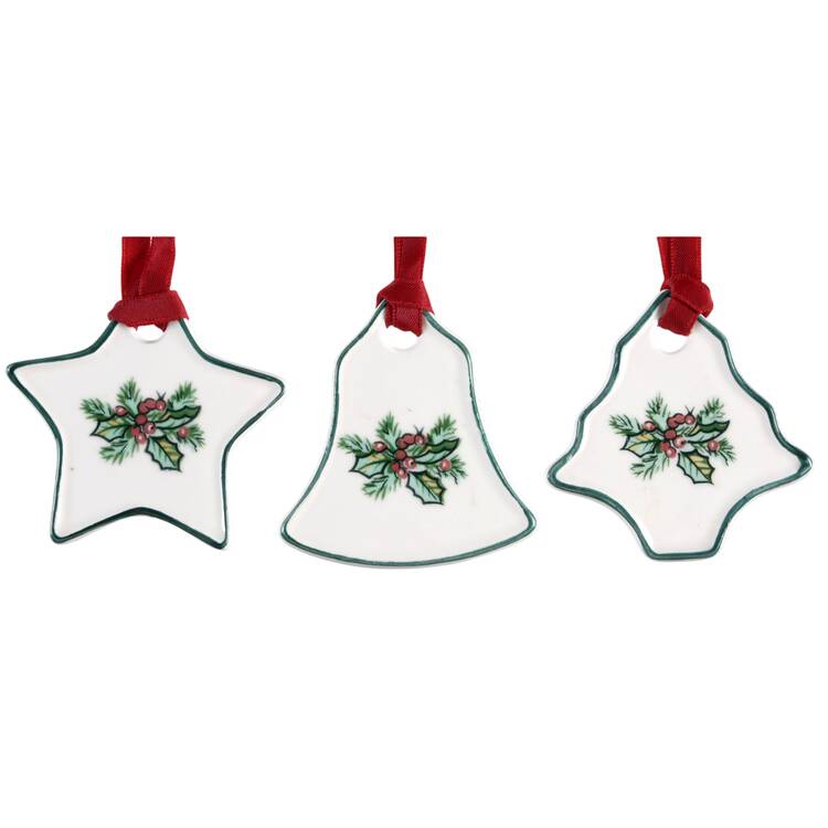 Victorian Christmas ("Made in England") (Boxed Set of 3) Ornament