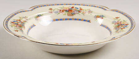 Victoria (Floral Basket) Round Butter No Lid