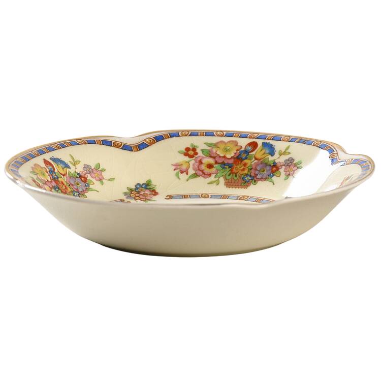 Victoria (Floral Basket) Fruit/Dessert (Sauce) Bowl