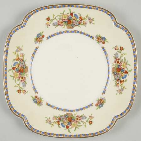 Victoria (Floral Basket) Square Salad Plate