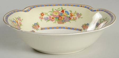 Victoria (Floral Basket) Coupe Cereal Bowl