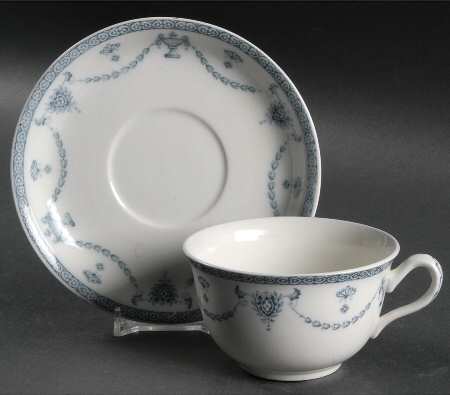 The Villiers Flat Cup & Saucer Set