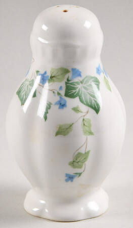 Vintage (Newer, Green Ivy, Blue Flowers) Salt Shaker