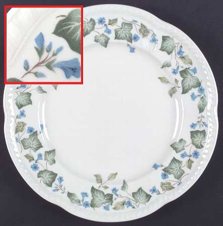 Vintage (Newer, Green Ivy, Blue Flowers) by Johnson Brothers