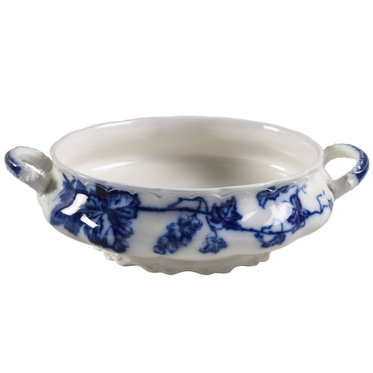 Warwick (Flow Blue) Round Vegetable No Lid