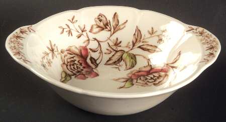 Warwick Brown Multicolor Lugged Cereal Bowl