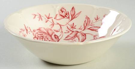 Warwick Pink Coupe Cereal Bowl