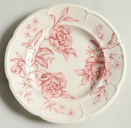 Warwick Pink Bread & Butter Plate
